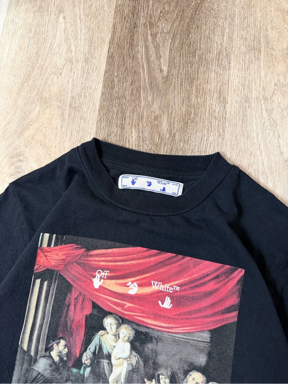Off-White Black Graphic Short Sleeve Tee - Picture 4 of 4